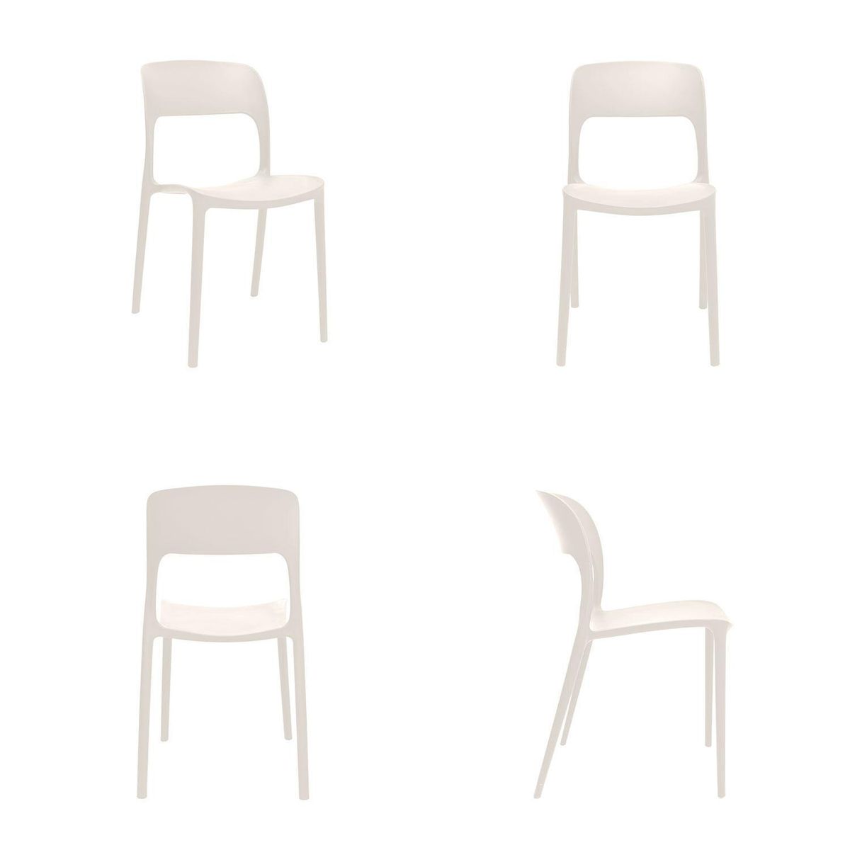 BONNO - Set x4 Silla de Comedor