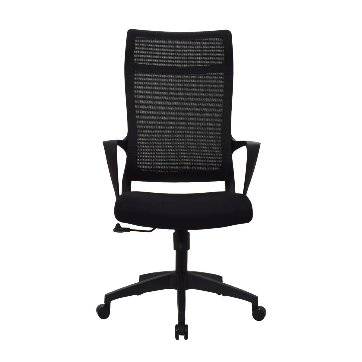 BONNO - Silla de Oficina Respaldar Alto Rigs Negro