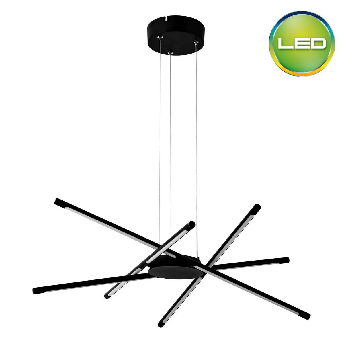 LIGHTECH - Colgante LED Moy Negro 32W LC