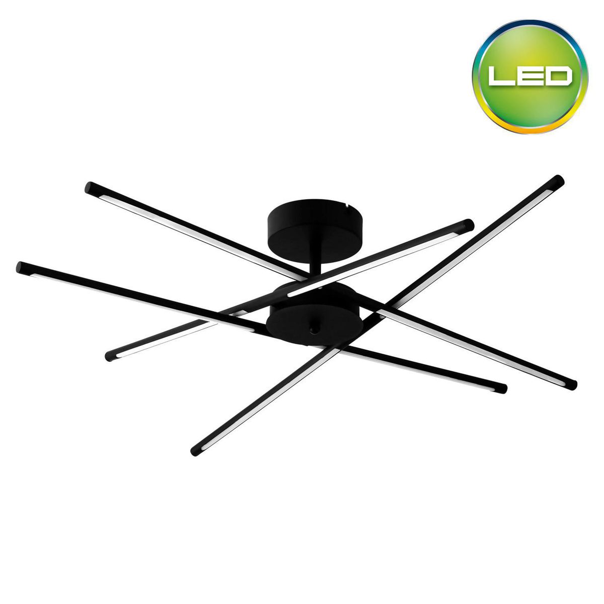 LIGHTECH - Colgante LED Moy Negro LC 32W