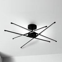 Colgante LED Moy Negro LC 32W