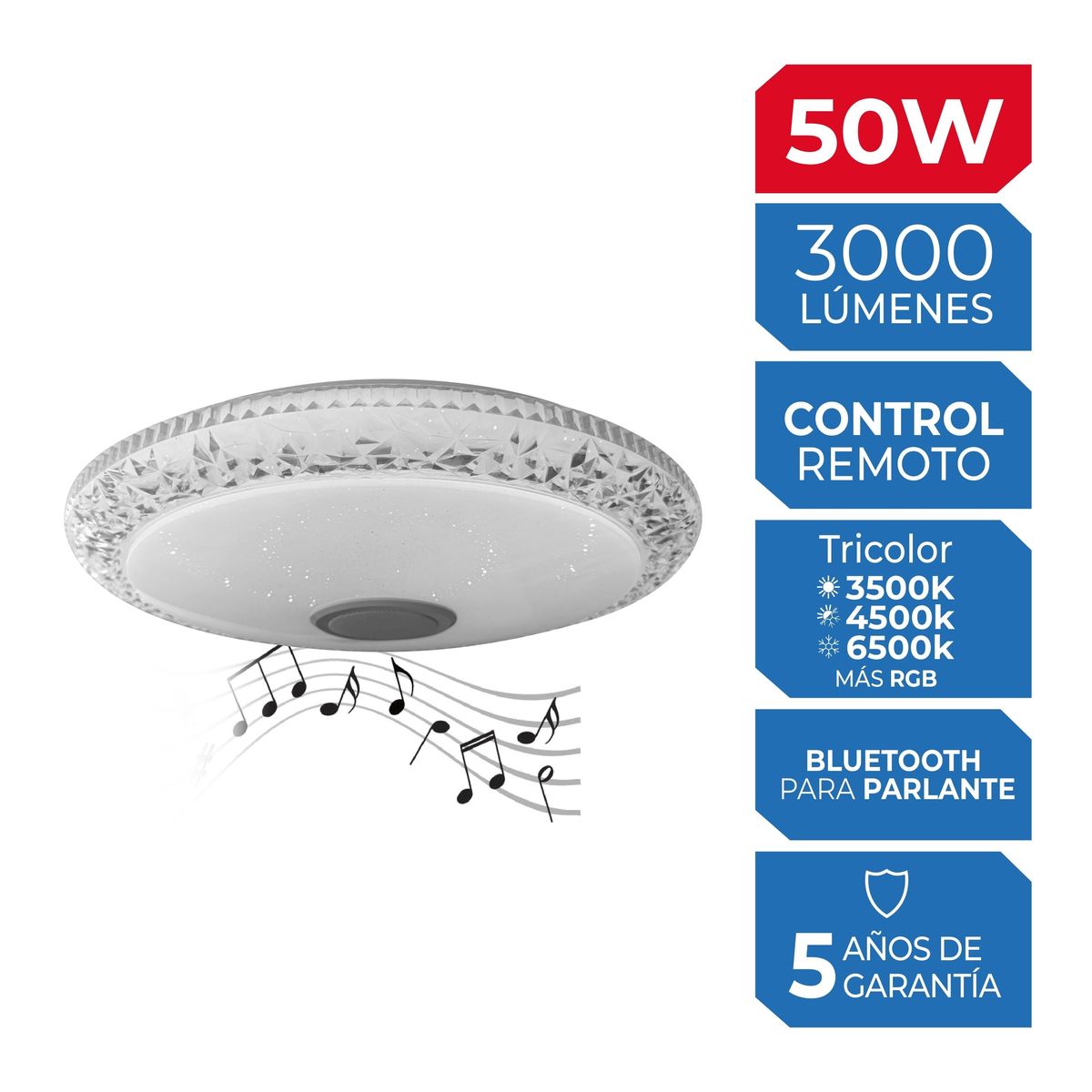 I LUMEN - Plafón con Parlante Venus