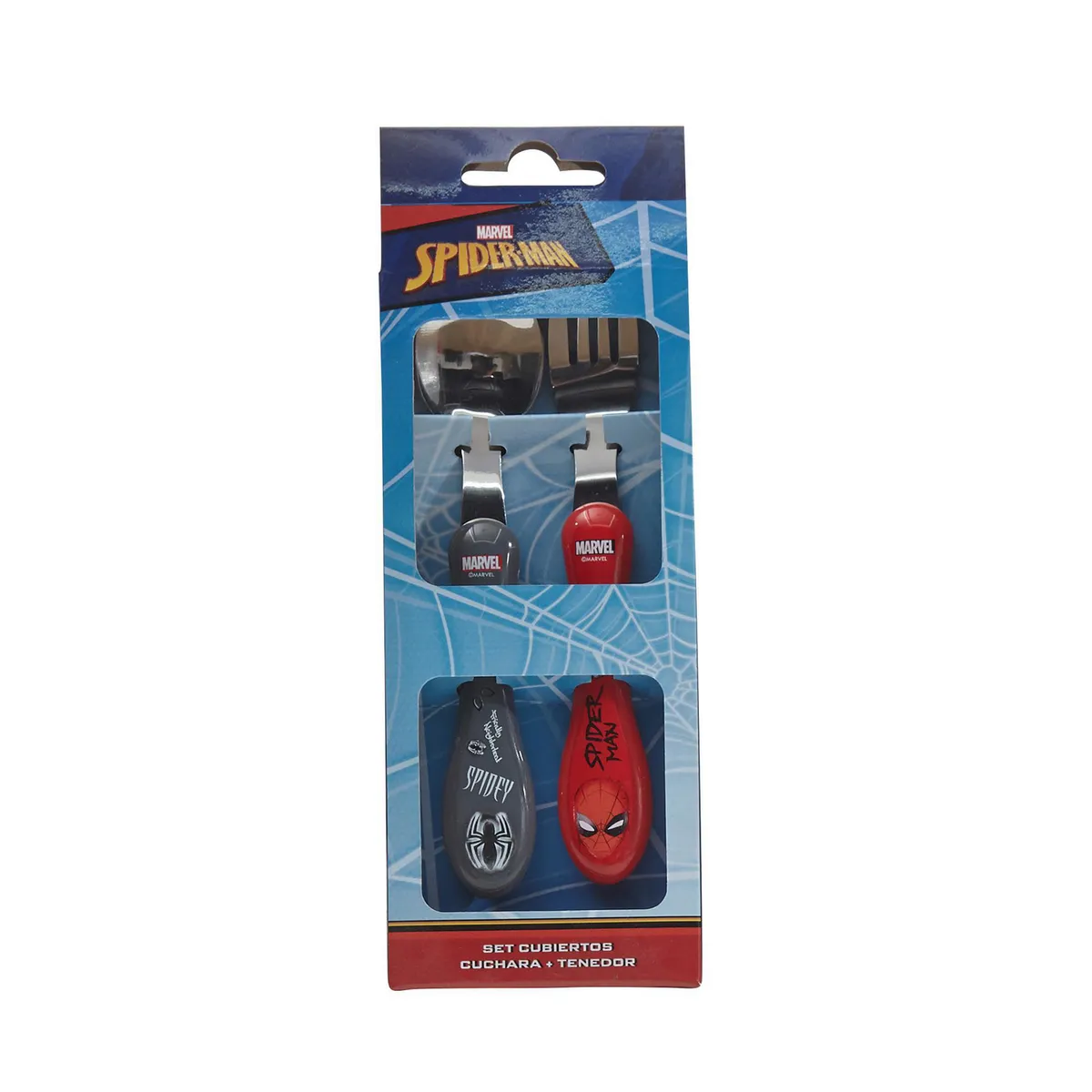 DISNEY - Set Cubiertos Metal Spider-Man