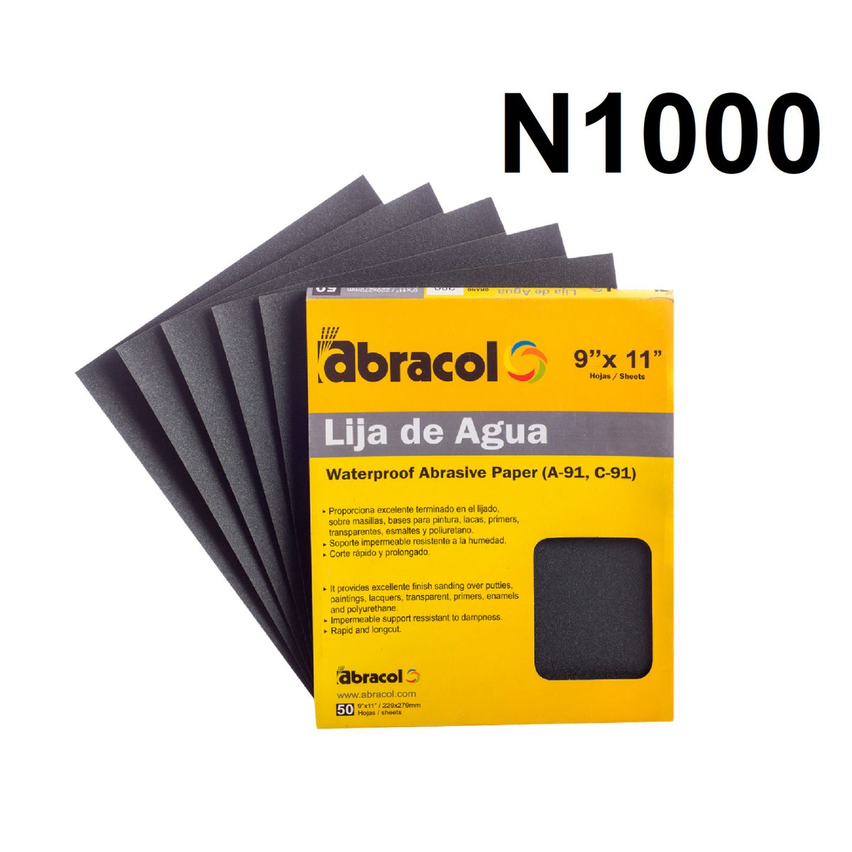 ABRACOL - Lija de Agua 1000
