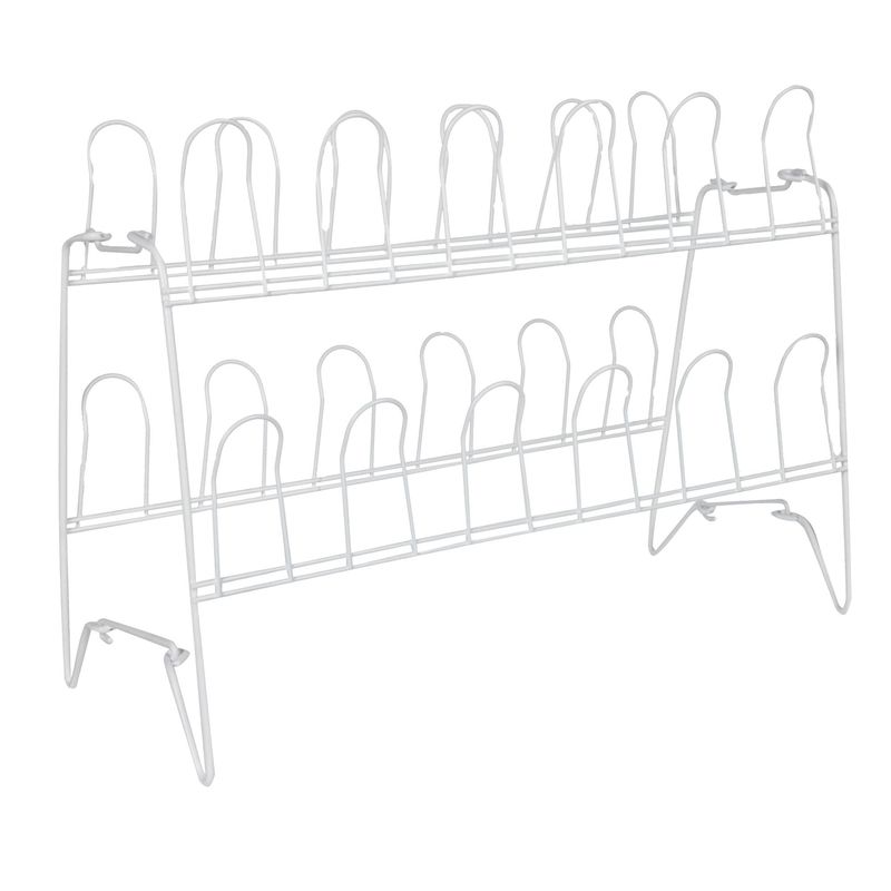 FQ - Organizador de Zapatos 2 Niveles Blanco