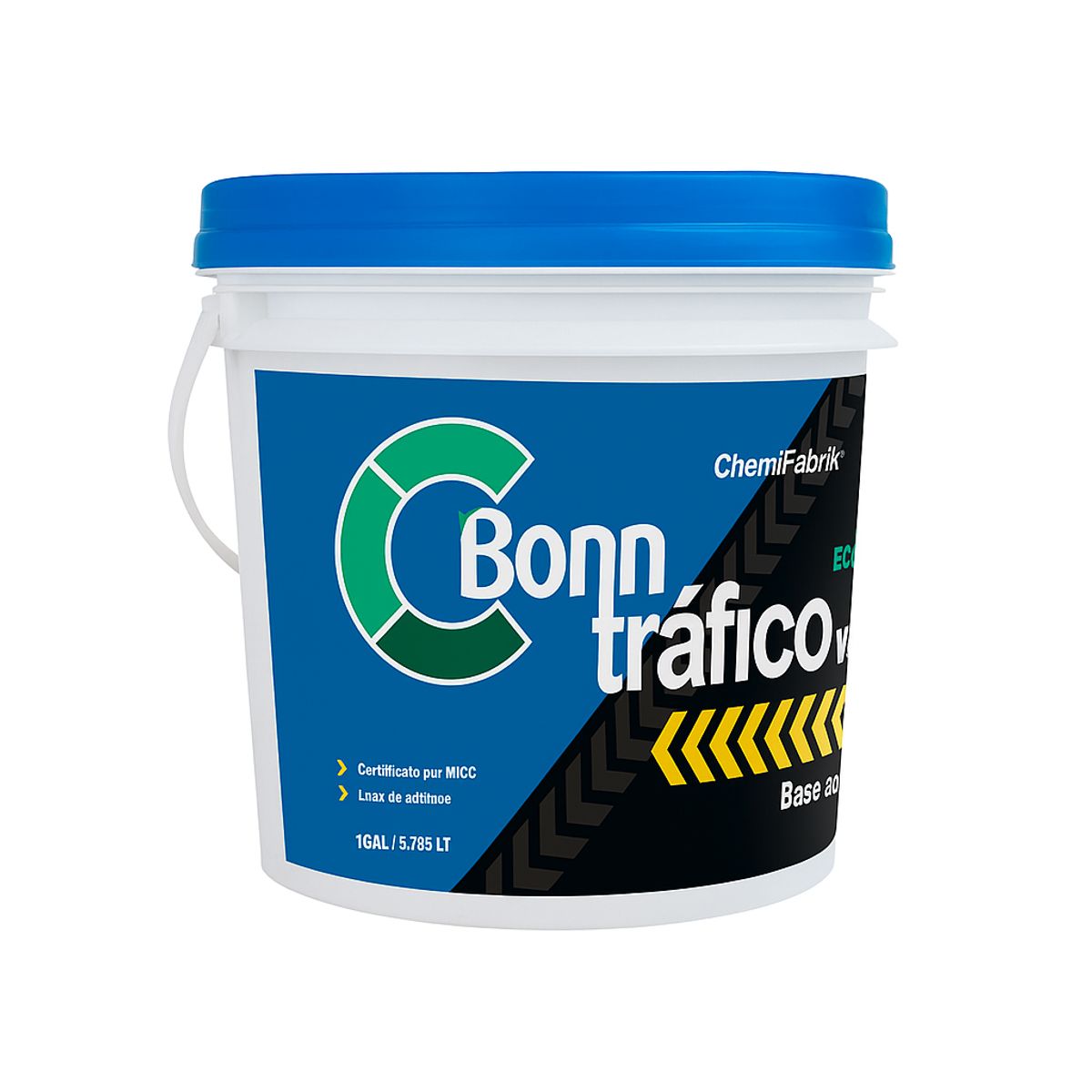 BONN - Pintura de Trafico Acrílica Blanco Mate Base Agua 1GL