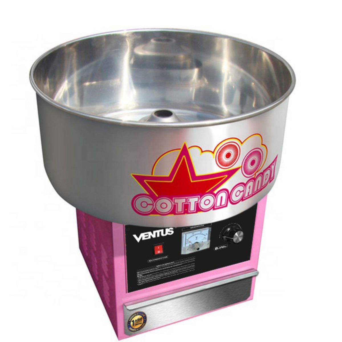 VENTUS - Máquina de Algodón de Azúcar Eléctrica