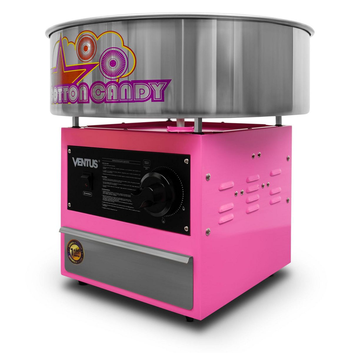 VENTUS - Máquina de Algodón de Azúcar a Gas