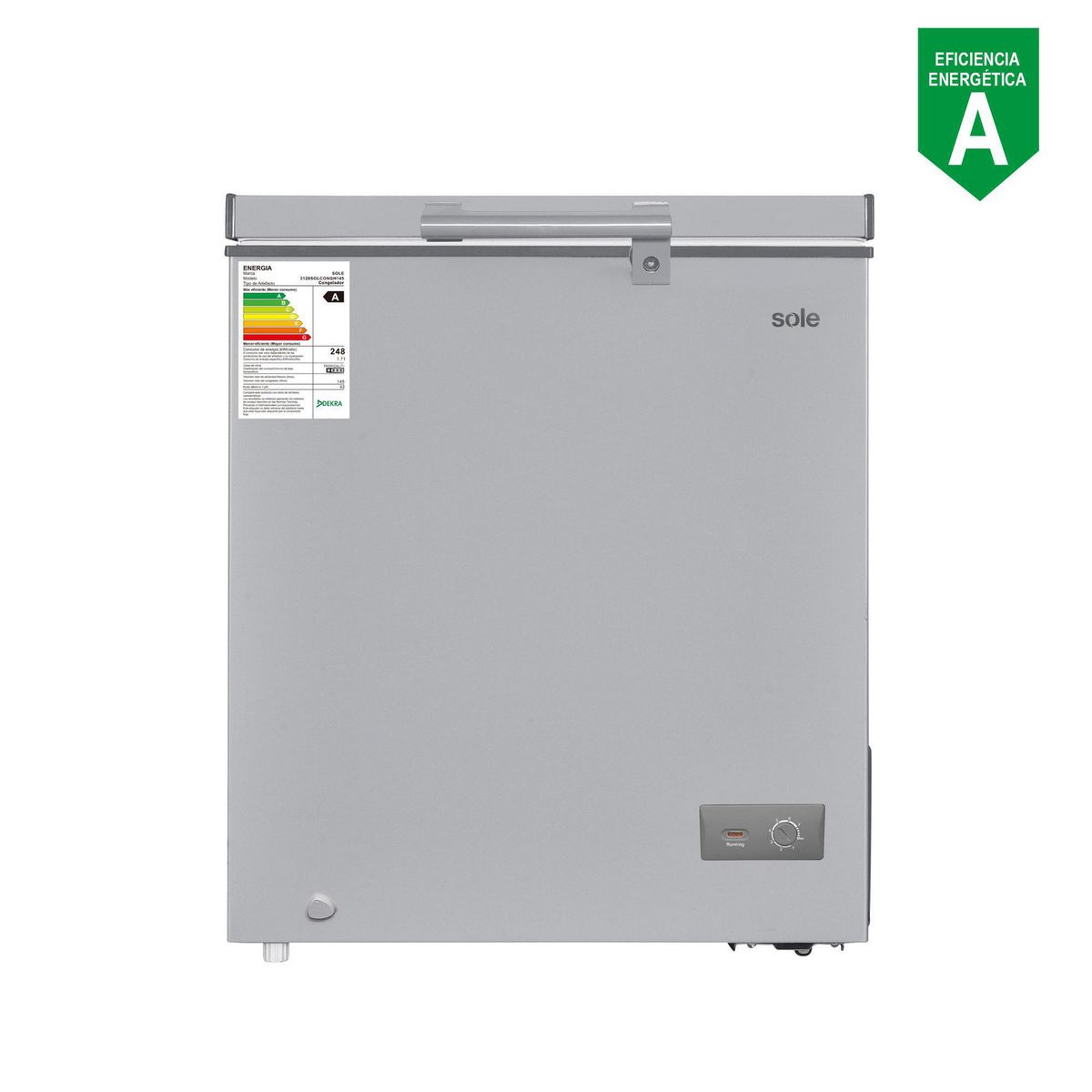 SOLE - Congeladora Sole Convencional 145 Litros SOLCONGH145