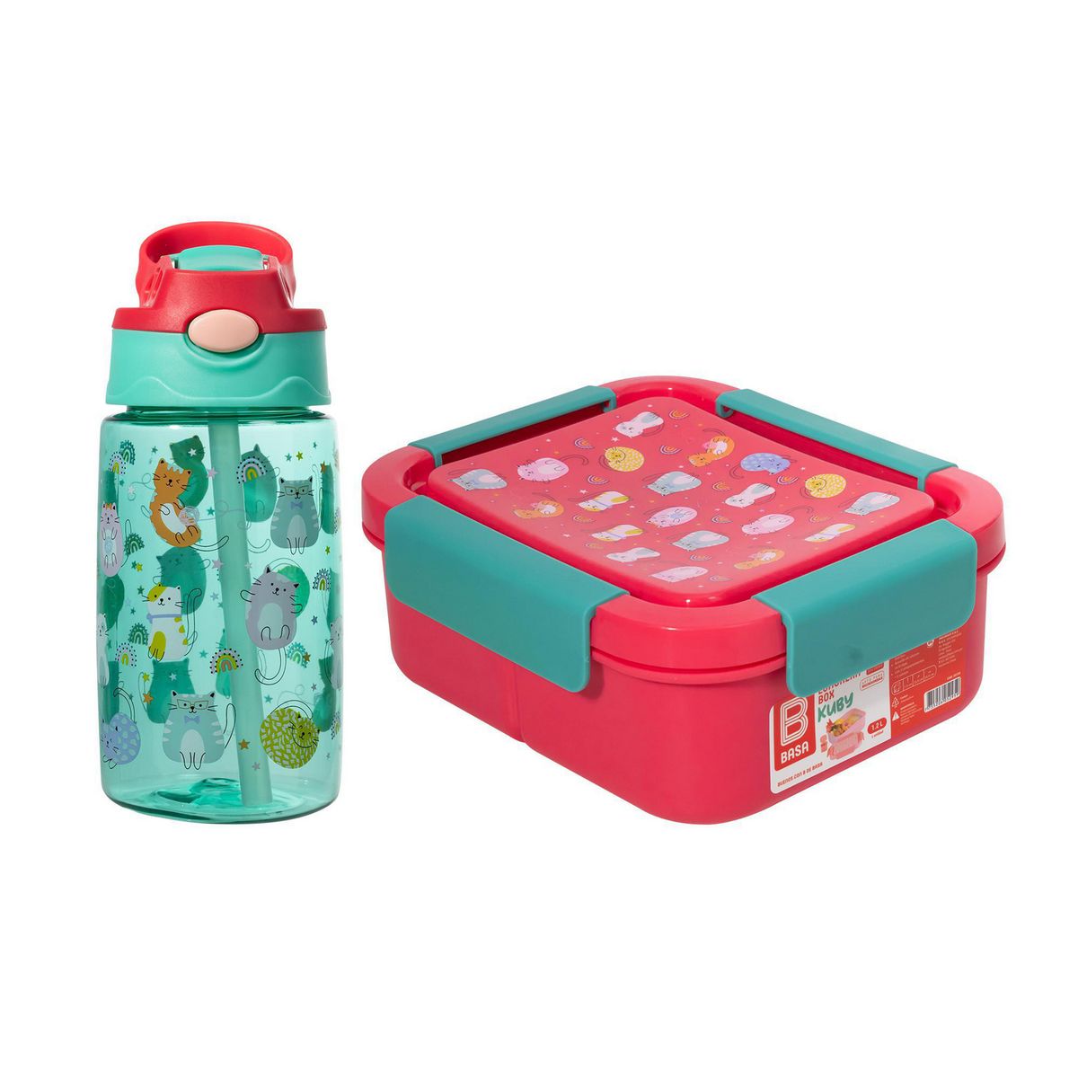 BASA - Set de Táper y Botella 490ml