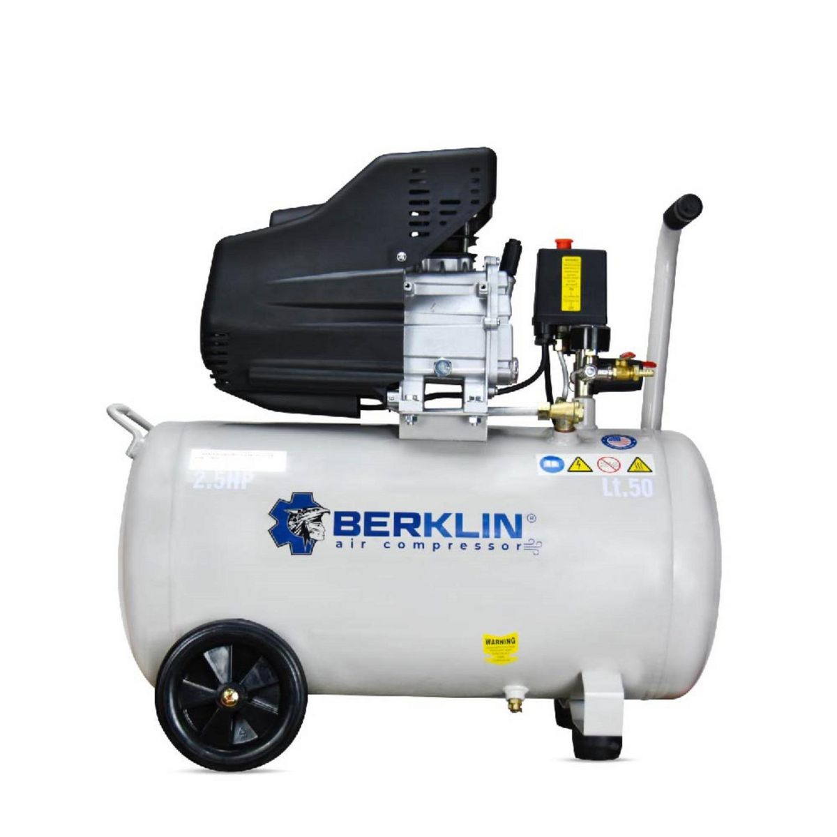 Compresora de Aire Berklin 2.5Hp 50L Bkl-Lb50B, marca  - Foto 2