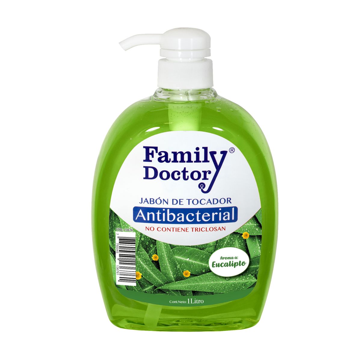 FAMILY DOCTOR - Jabón Antibacterial Eucalipto 1lt