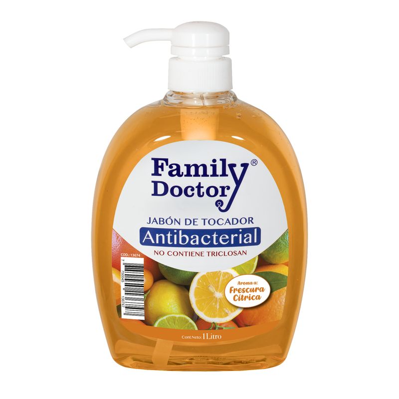 FAMILY DOCTOR - Jabón Antibacterial Cítrico 1lt