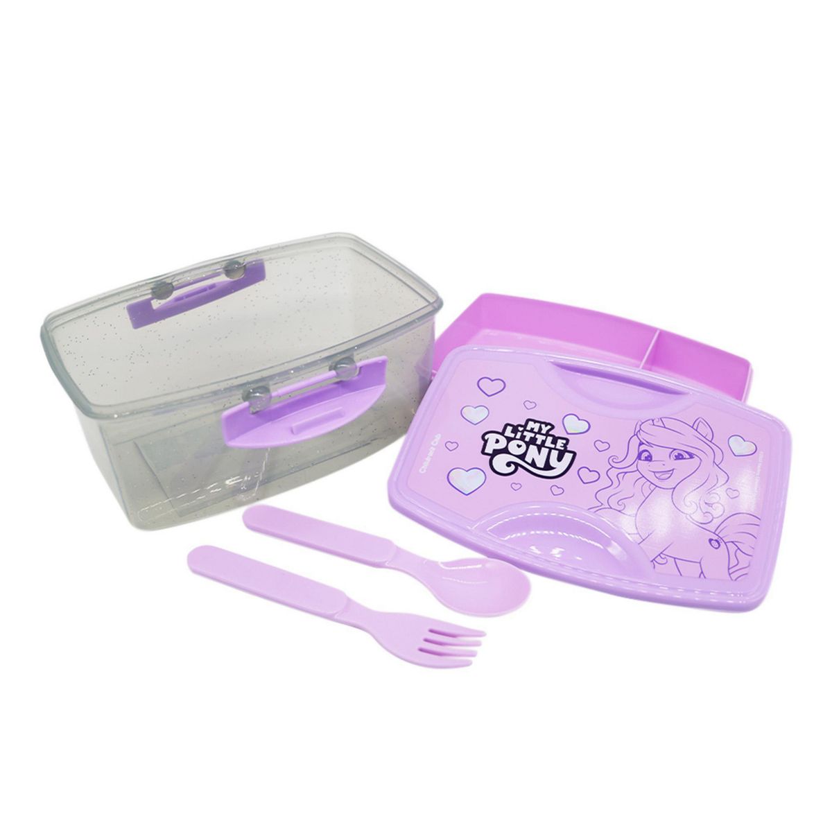 MY LITTLE PONY - Táper con Cubiertos MLP 1100ml