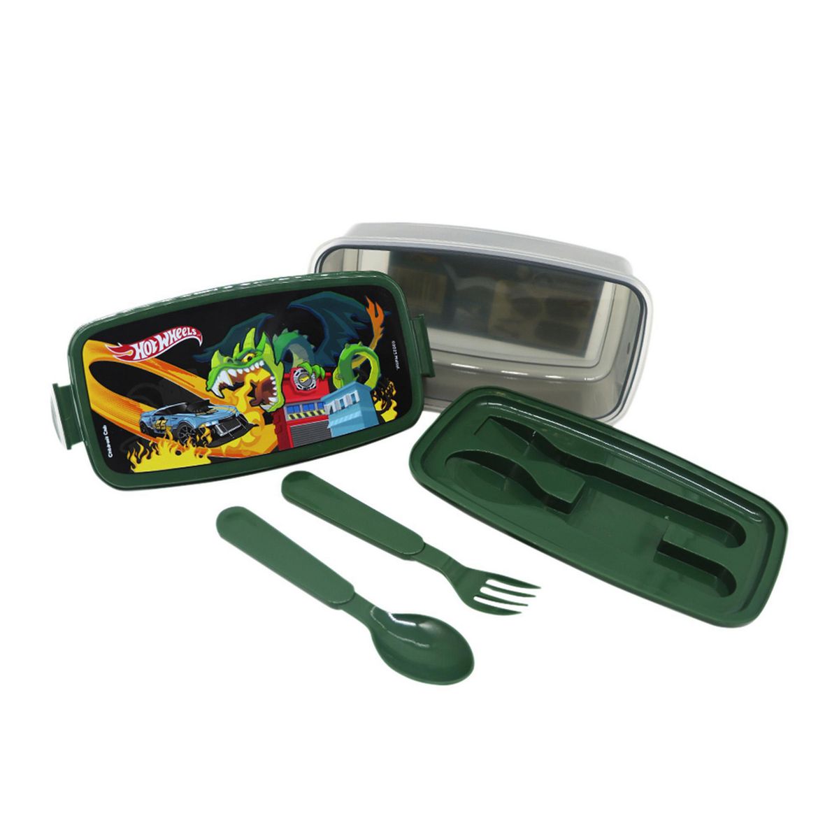 HOT WHEELS - Táper 2 Niveles Hot Wheels 510ml