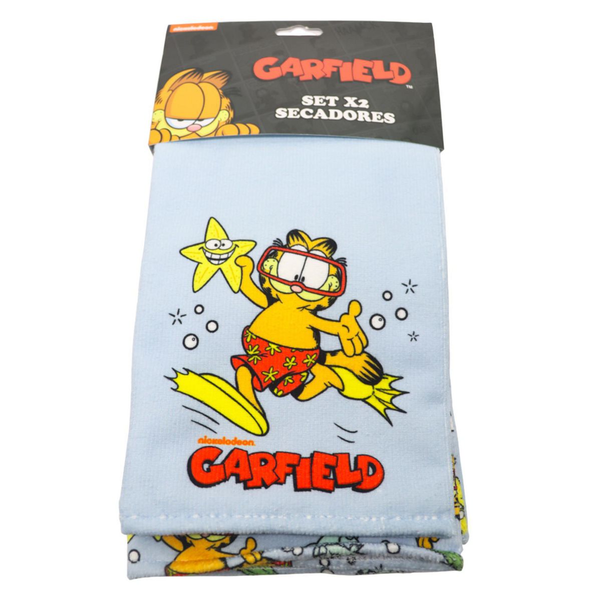 GARFIELD - Set x2 Secadores Garfield