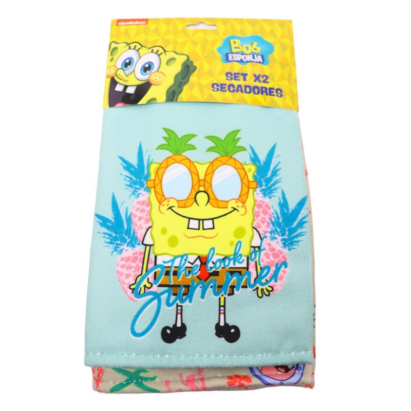  - Set x2 Secadores Bob Esponja