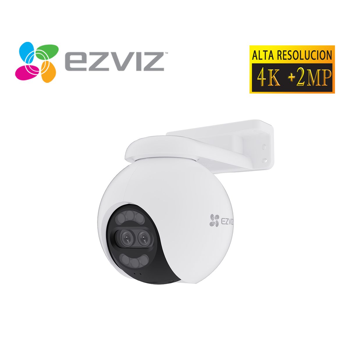 EZVIZ - Ezviz Cámara Seguridad Wifi H80X Dual 4K + 2MP Lente Smart Exterior