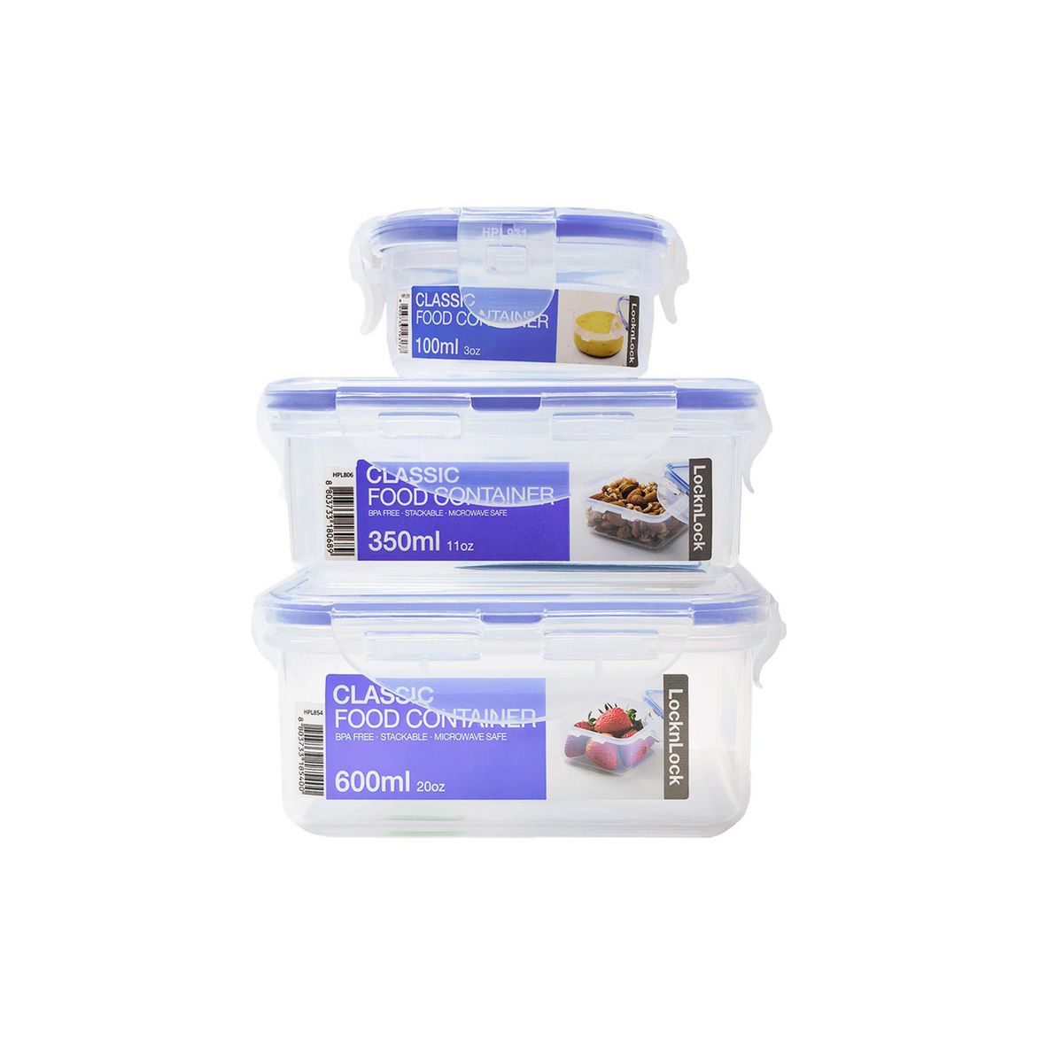 LOCK & LOCK - Set 3 Táper Hermético