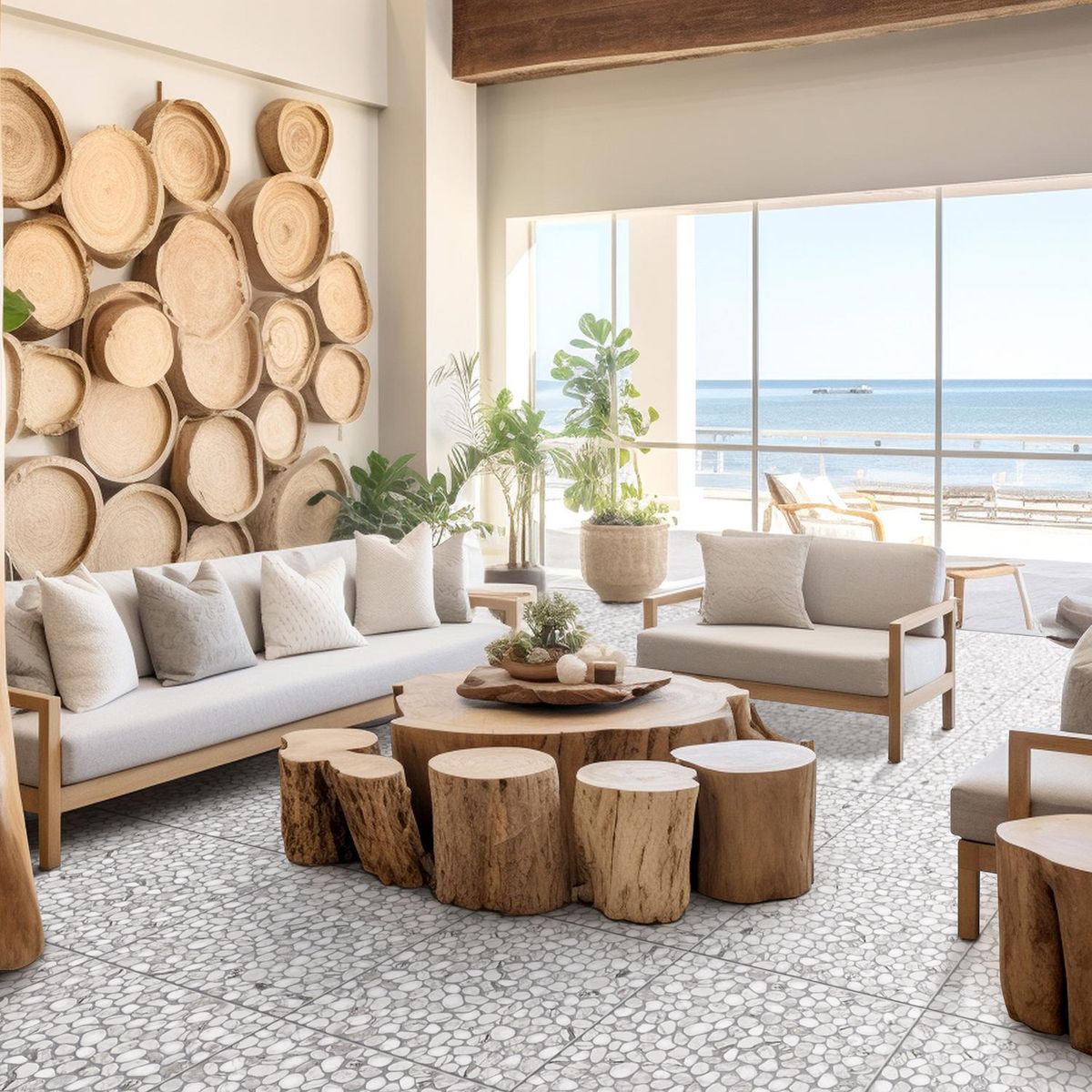 GALA - Cerámica Gris 46x46 Rústico 1.90m2 Matir