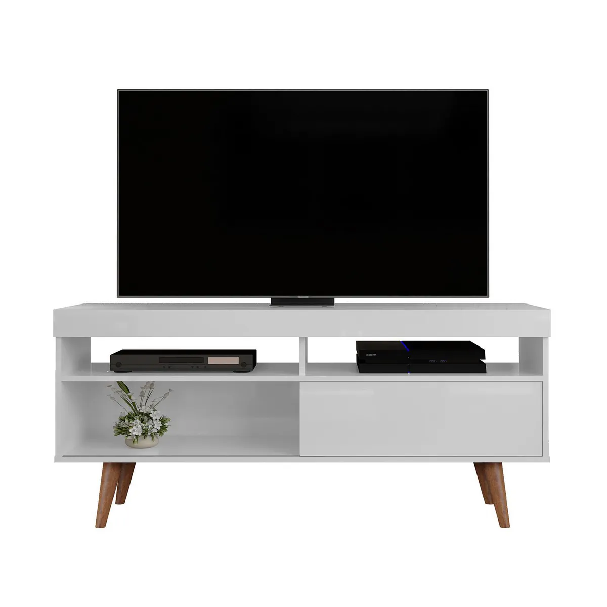2020 HOME - Mesa para TV hasta 65'' Lima - Blanco