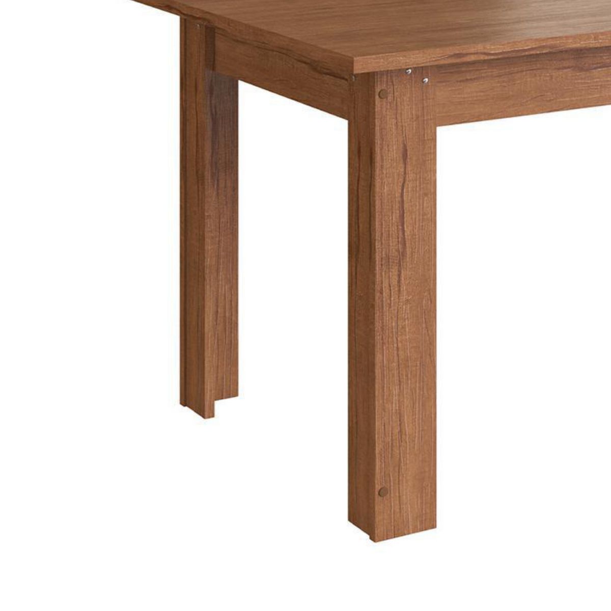 2020 HOME - Mesa de Comedor Rectangular 4 Sillas Canela