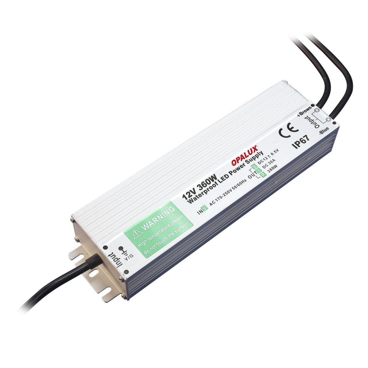 OPALUX - Fuente de Poder 12V 30A 360W IP67