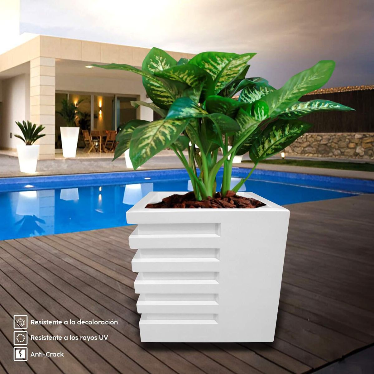 CUBA&SPA - Macetero Minimalista 60x62.5cm