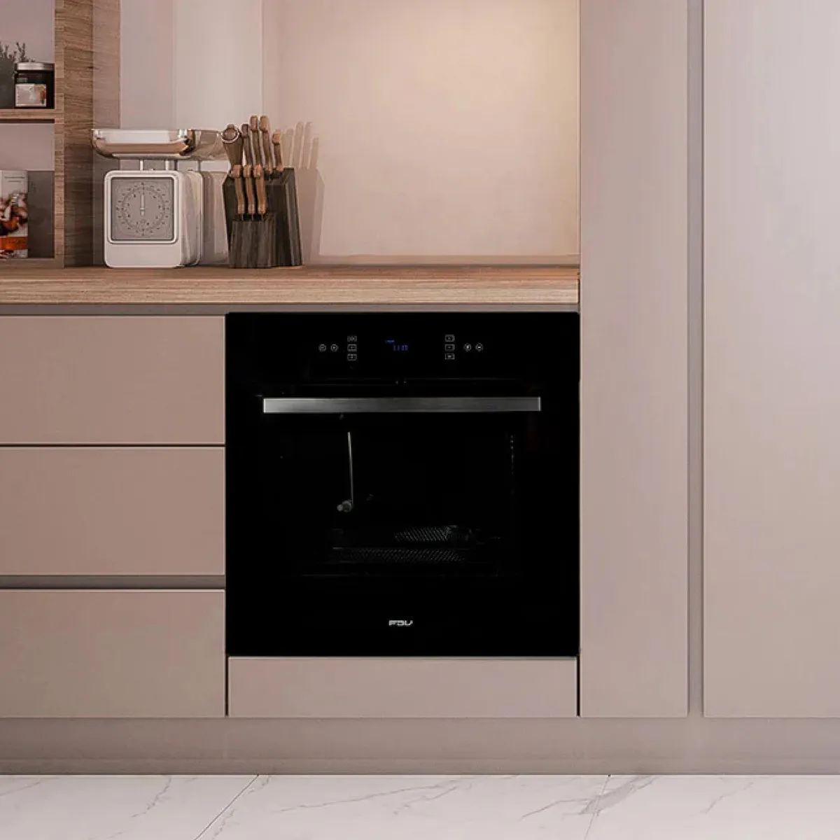 FDV - Horno Eléctrico Empotrable Elite Touch 67 L Air Fryer Fdv