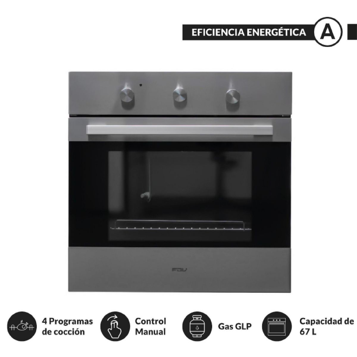 FDV - Horno a Gas Elegance GLP 67L
