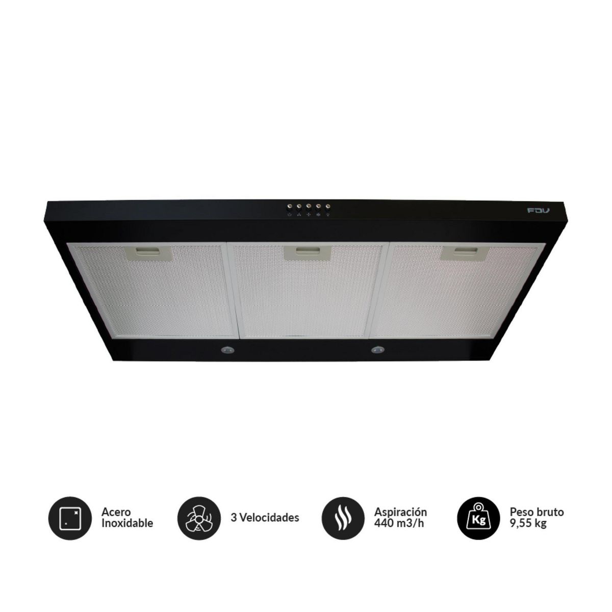 FDV - Campana Class Black 90cm