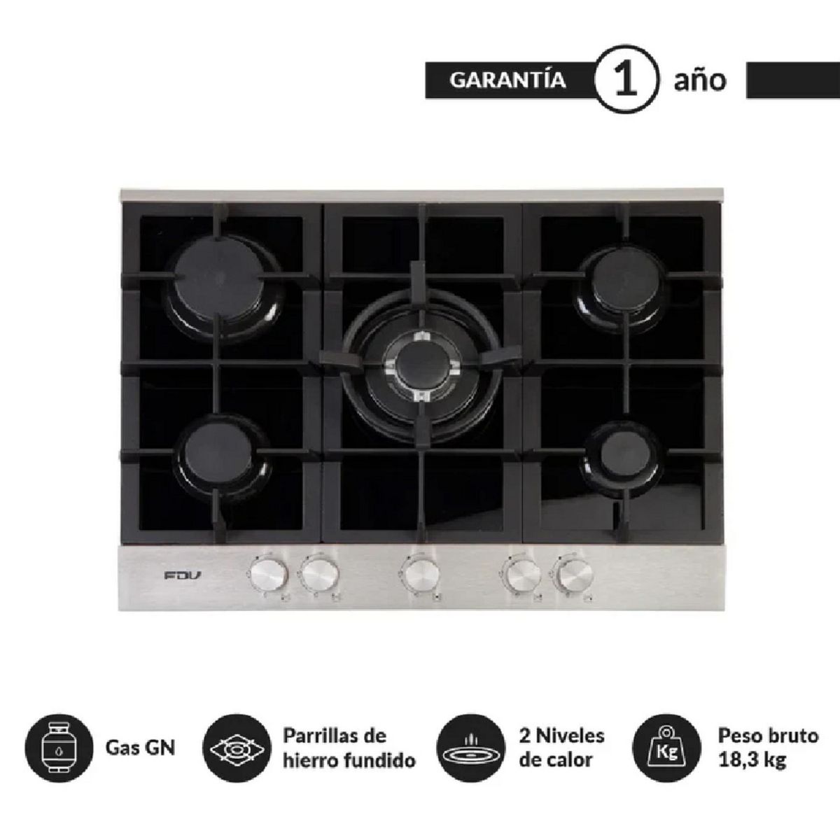 FDV - Encimera Deluxe Chef GN