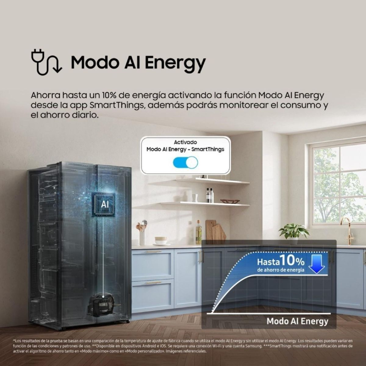 SAMSUNG - Refrigeradora 564L All Around Cooling Plata RS57DG4000M9