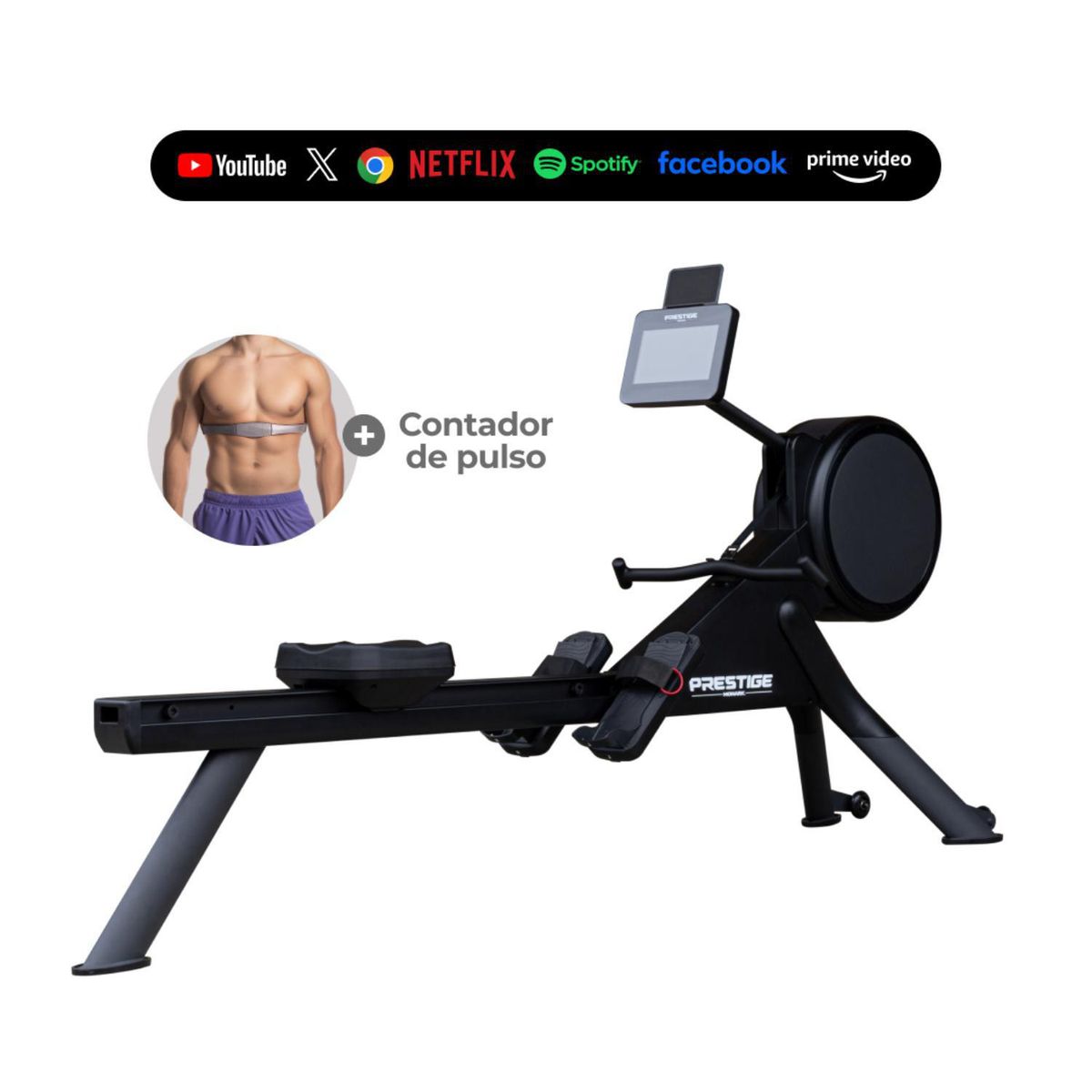 MONARK - Máquina de Remo R1000 Plus