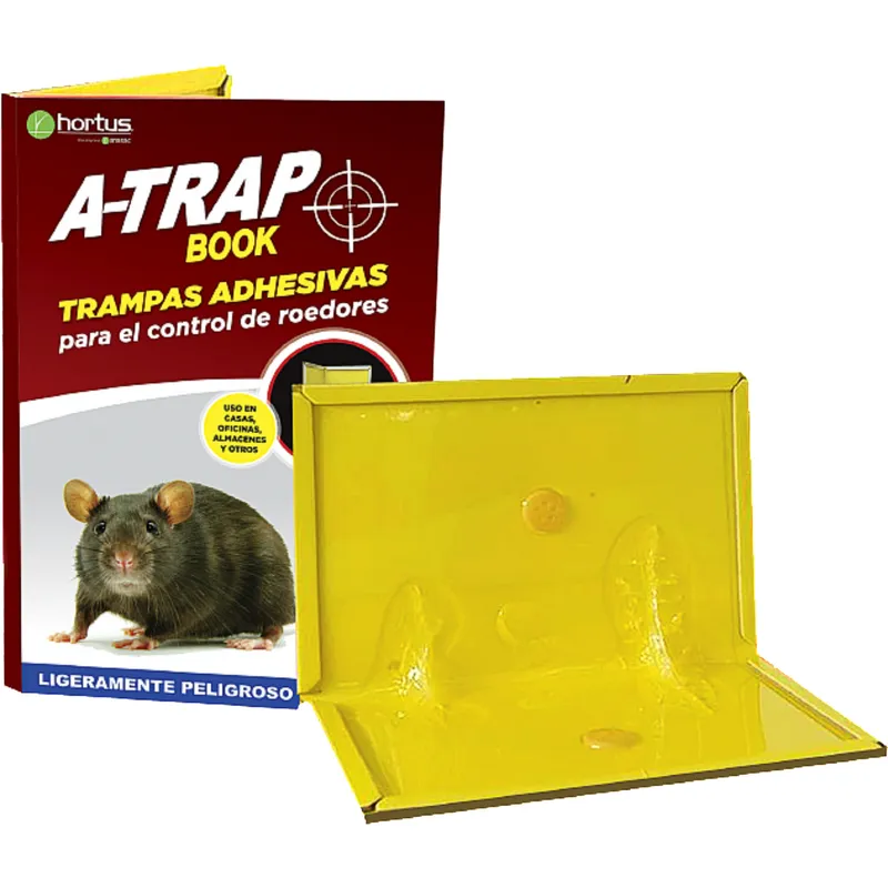 HORTUS - A-TRAP Book Trampa Adhesiva para Control de Roedores