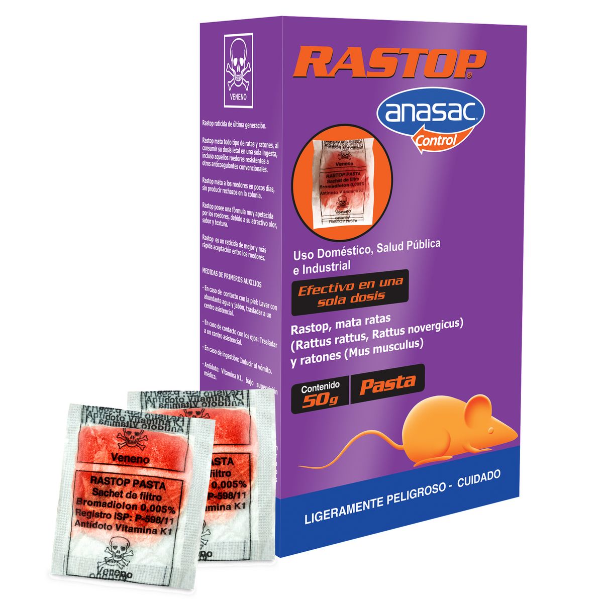 HORTUS - Rastop Pasta Elimina Roedores 50g