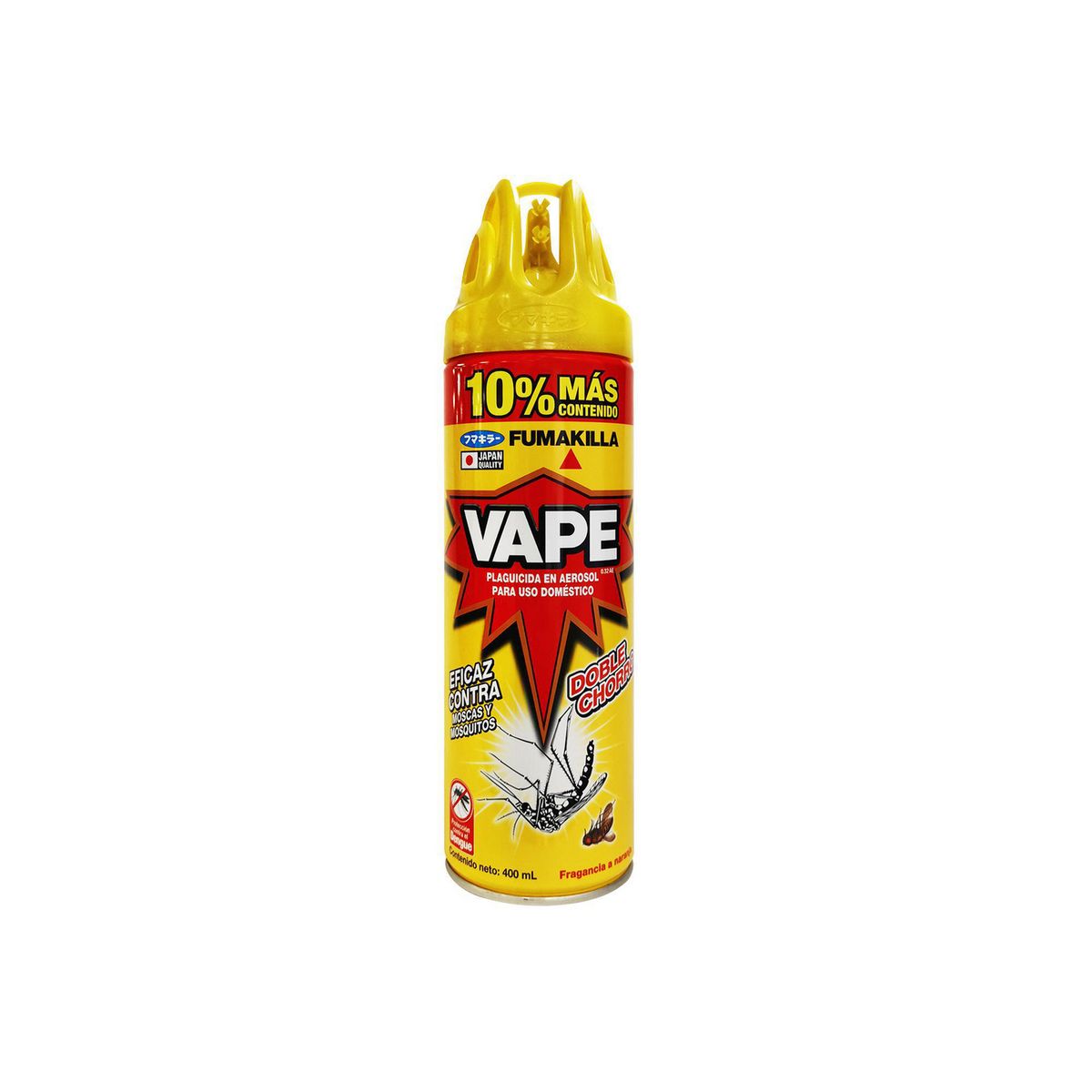 VAPE - Vape Plaguicida Insectos Voladores en Aerosol 400ml