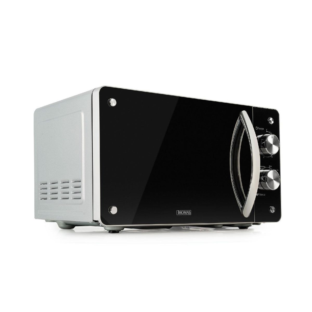 THOMAS - Microondas Análogo 20 Litros Plateado TH-20S01