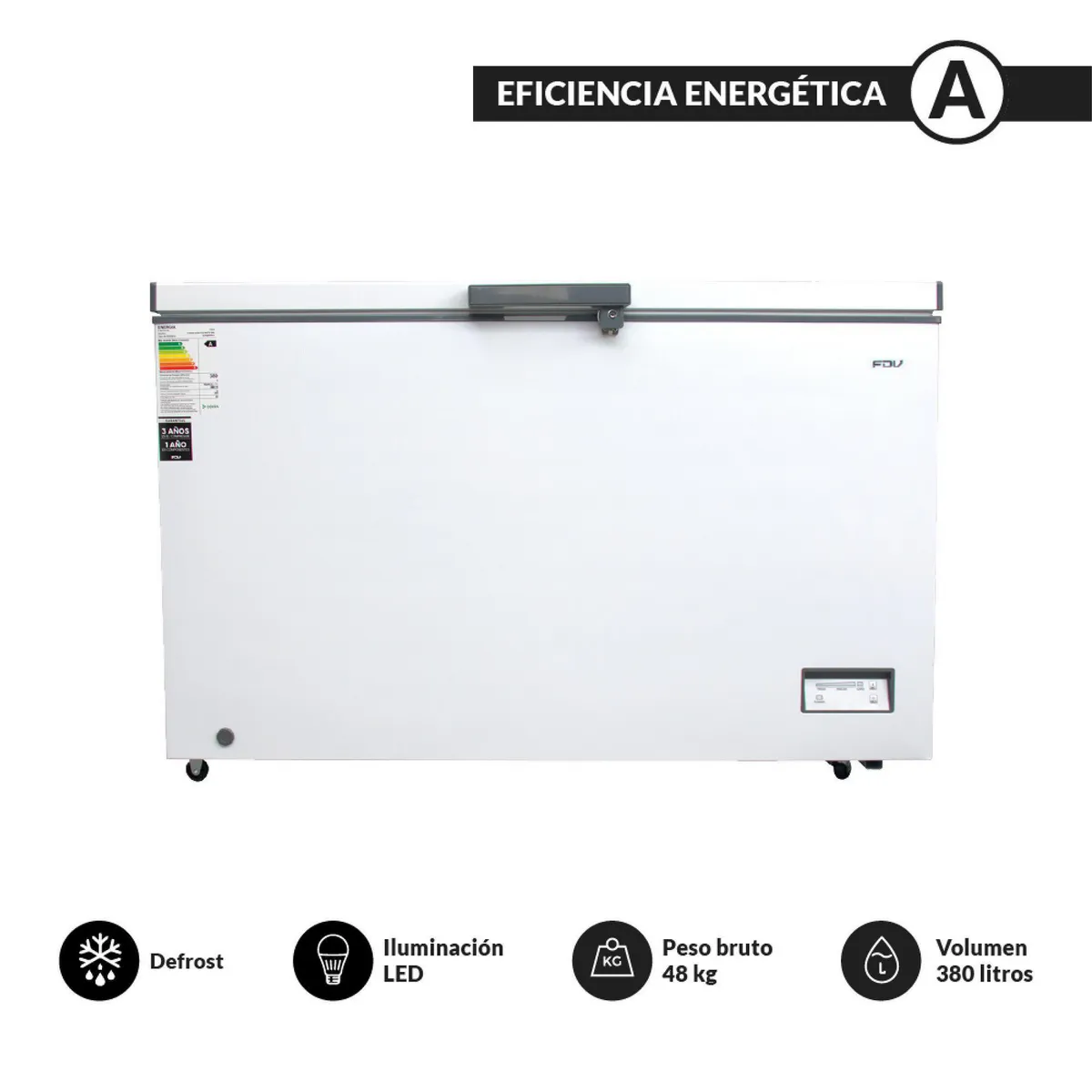 FDV - Congelador Horizontal Blanco 380L