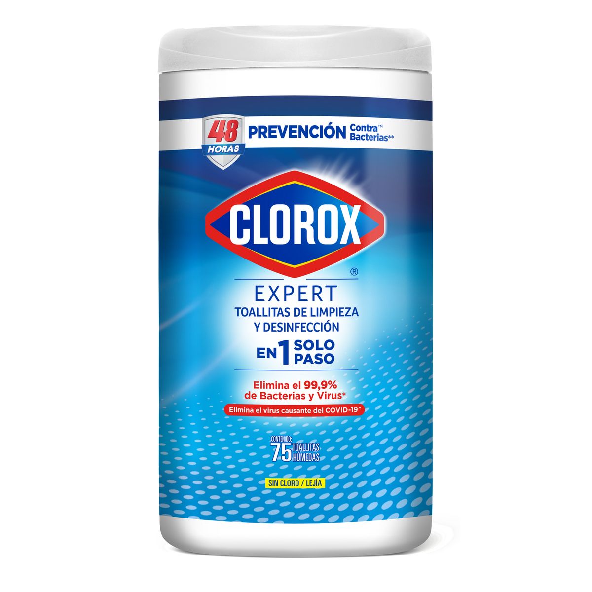 CLOROX - Toallitas Desinfectantes Clorox Expert x75