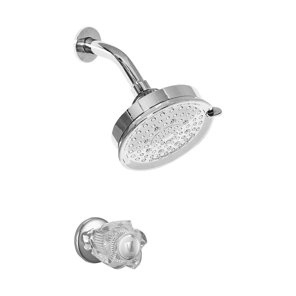 VAINSA - Llave para Ducha Cristal con Salida Española