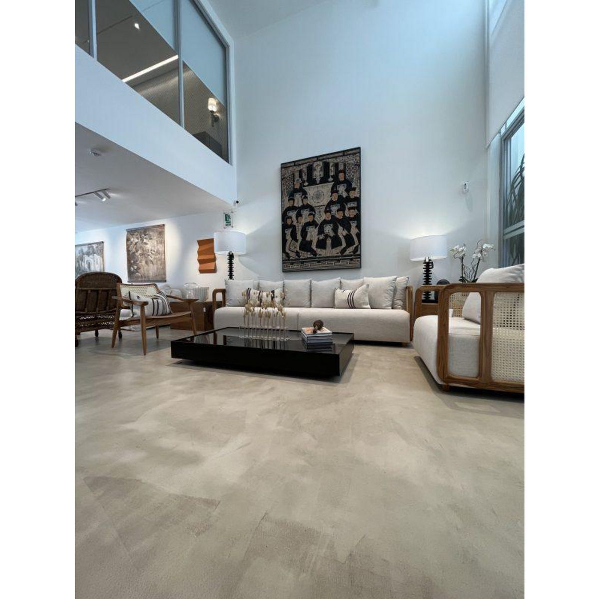  - Micropiso Acabado Gris Claro Mate Blanco 5 kg