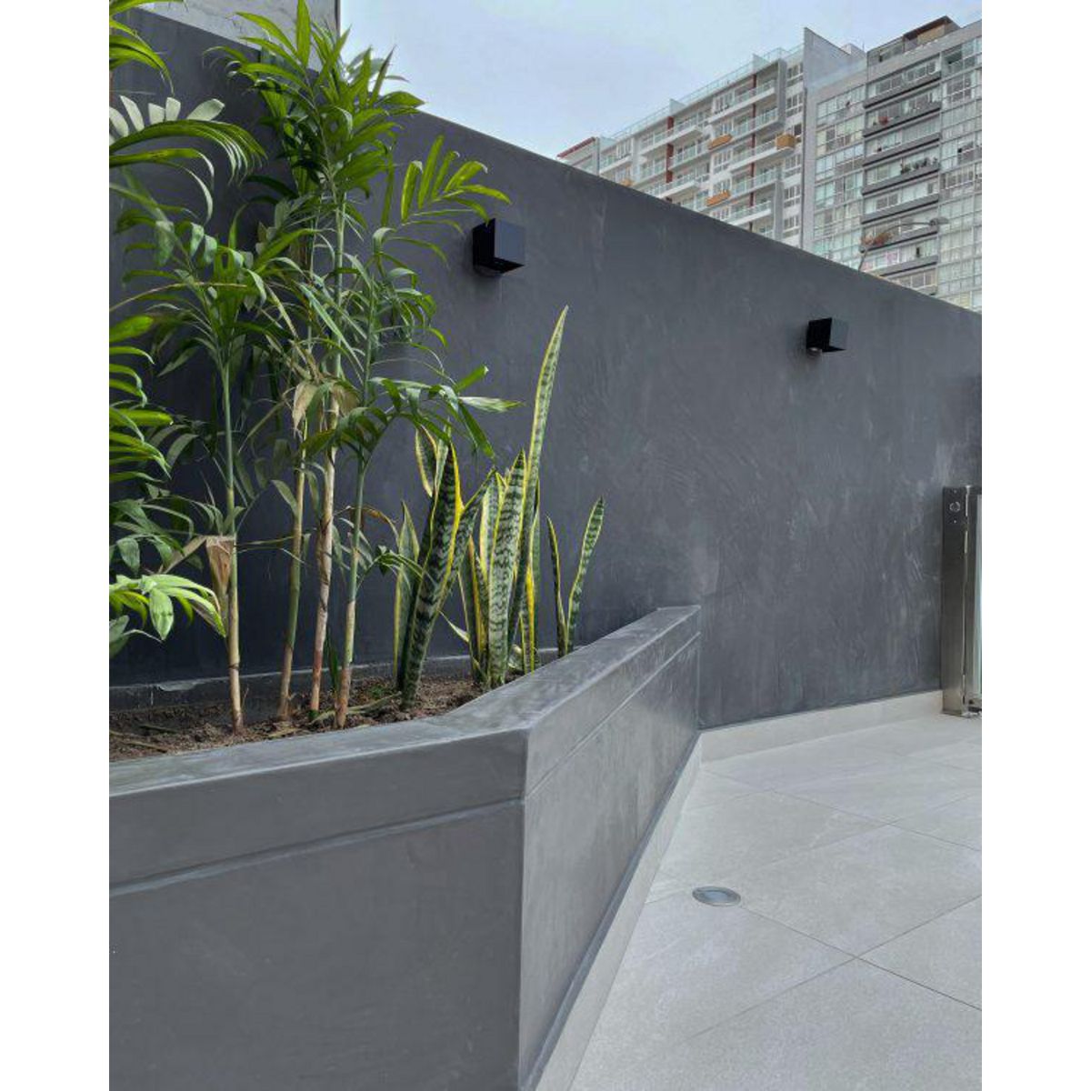  - Micromuro Acabado Gris Oscuro Mate Blanco 5 kg