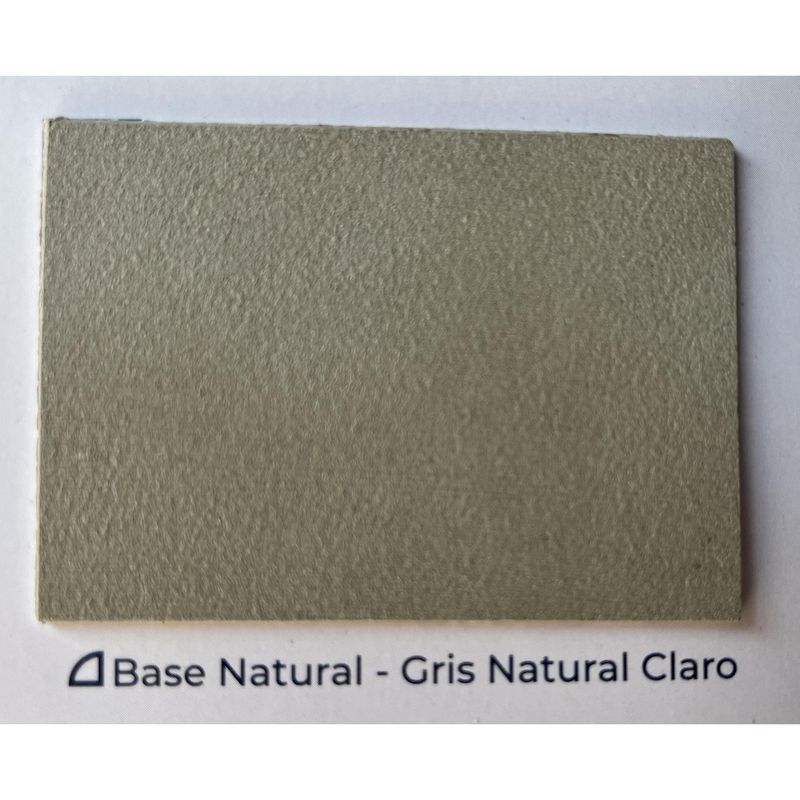  - Micromuro Acabado Gris Natural Claro Mate Blanco 5 kg