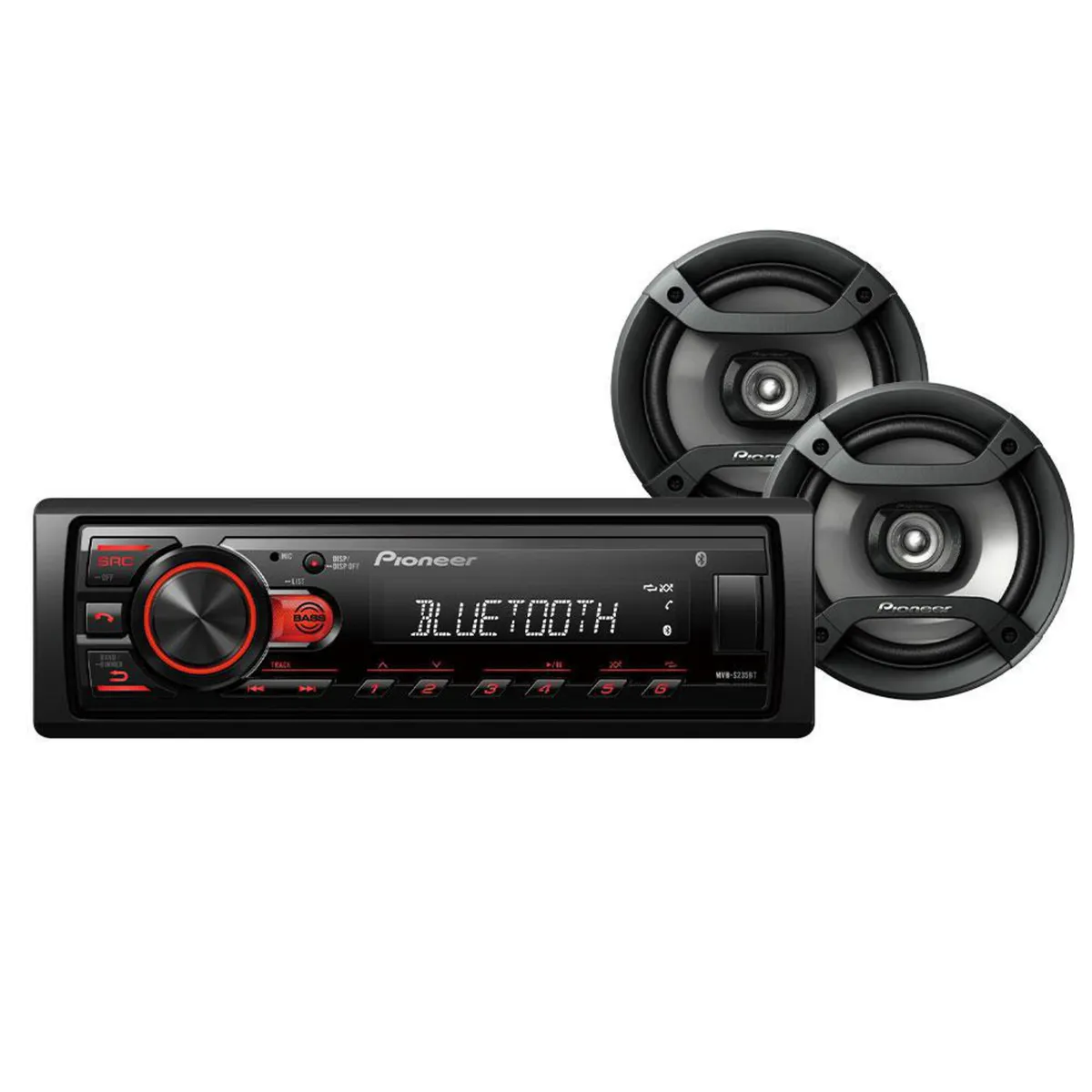 PIONEER - Autoradio Pioneer MXT-S236BT Autoradio+2 Parlantes