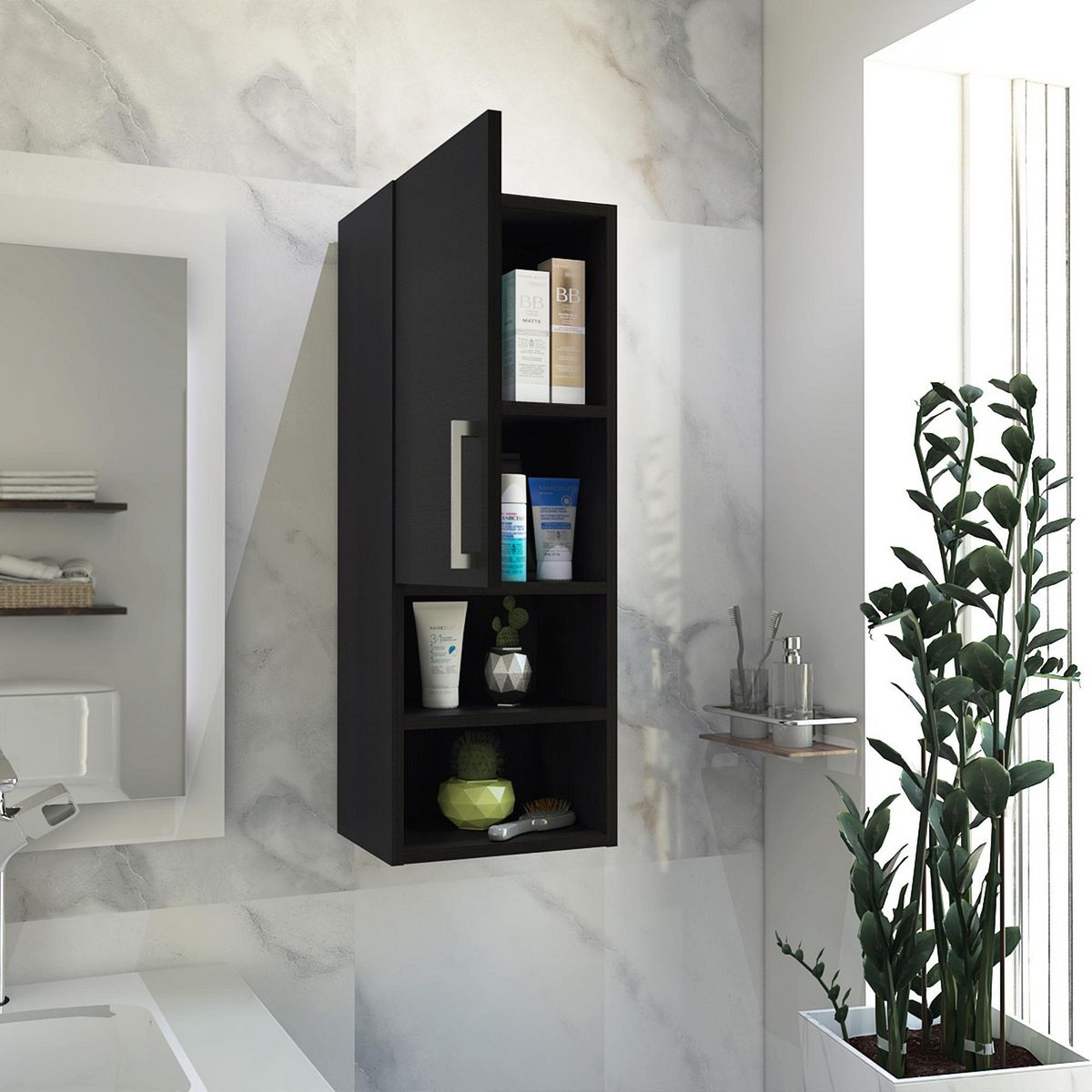 TUHOME - Mueble de Baño Barcelona Wengué