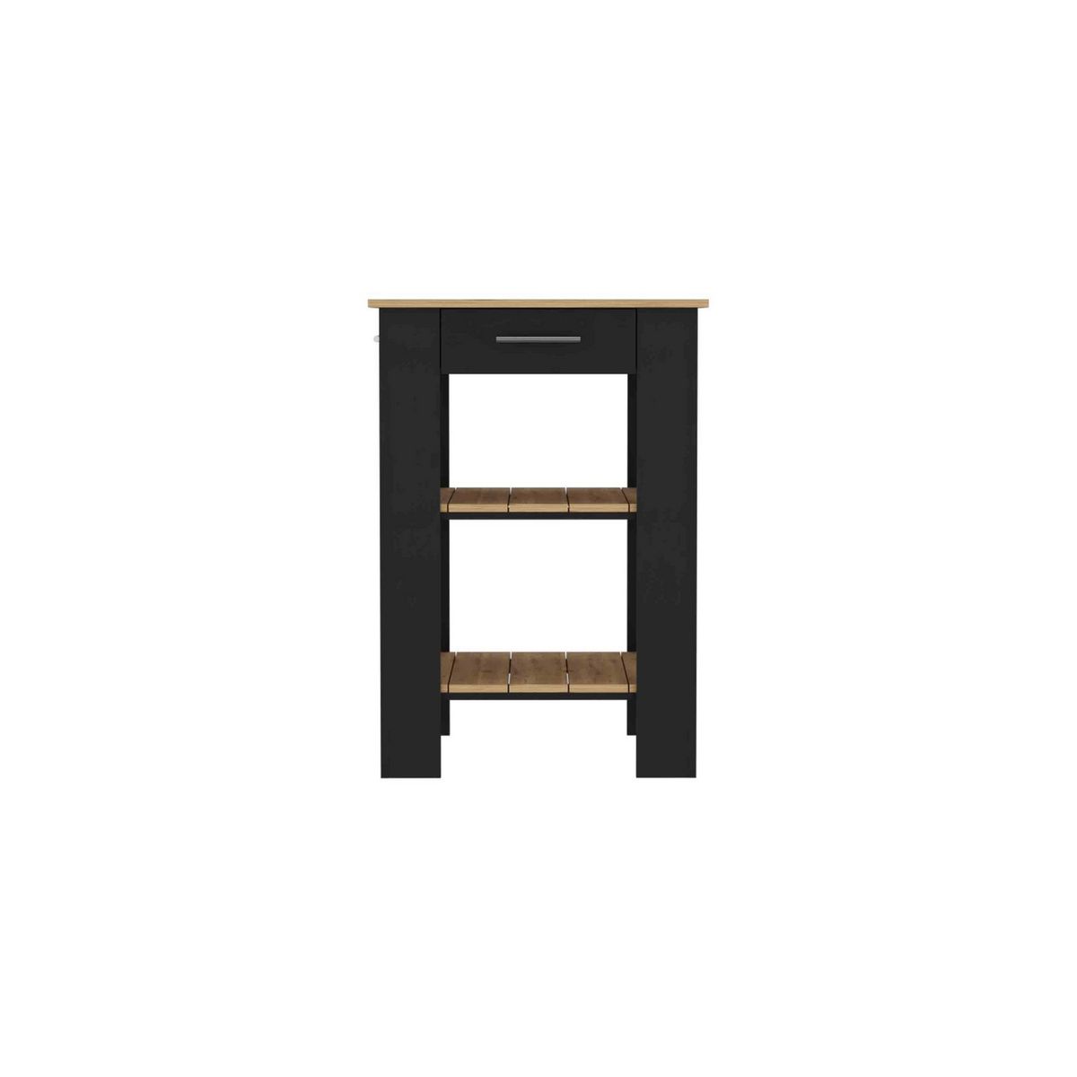 TUHOME - Isla de Cocina Cala 1 Cajón Wengué