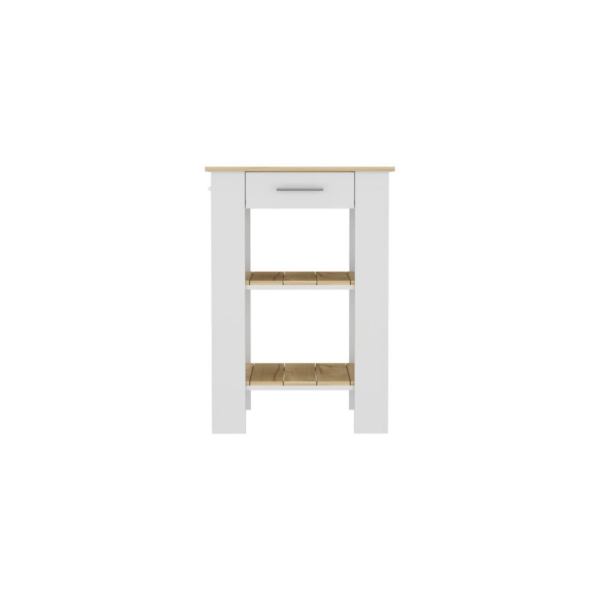 TUHOME - Isla de Cocina Cala 1 Cajón Blanco