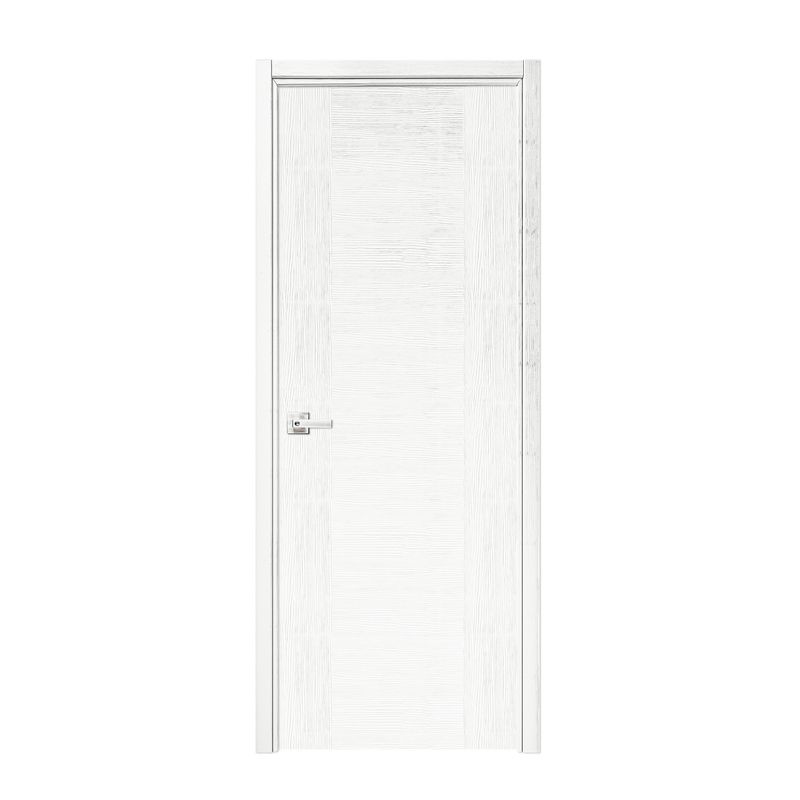 ARES - Puerta Interior Riga HDF 3mm PET Txt Blanco Mix 40x750x2070mm Relleno Honey Comb