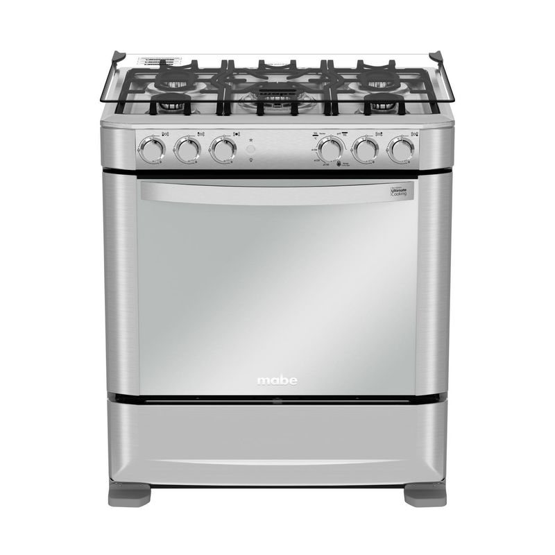 MABE - Cocina a Gas 5 Hornillas Inox CMP7640FX0